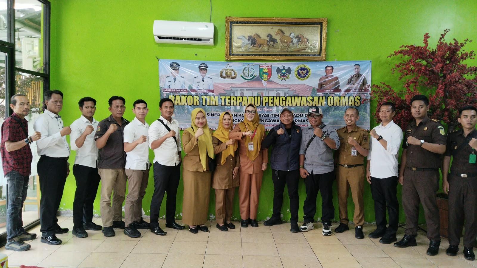 Rapat Tim Terpadu Pengawas Organisasi Masyarakat di Kabupaten Tanggamus